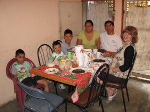 Christmas Eve Breakfast with Javier and Cristina and the boys