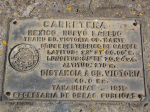 Marker at Tropic of Cancer