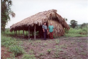 Old Picture of Church in Village