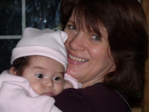 Theresa with baby