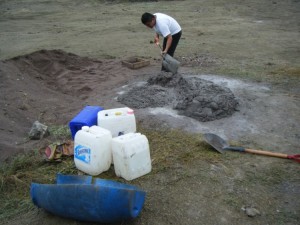 Making concrete the hard way