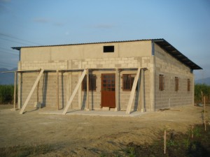 The house as it stands today - still not quite finished, but a long way from where it was when we started