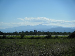The view of the Sierra Madre Oriental Mountains to the west of us
