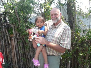 Steven and little Huastecan cutie. We were able to give this little girl a doll that was donated from a friend of ours from Oklahoma