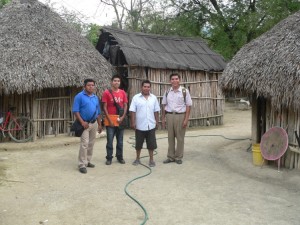 Church planting team headed up by pastor Javier Santos in the village of San Antonio Huichimal