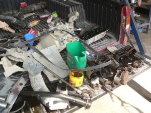 Oh, how will this pile of burnt-out parts all get put together again