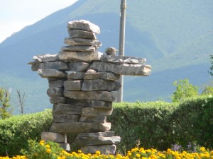 And you thought that you would only find an inuksuk in northern Canada. Here is one that was in the Fundidora Park in Monterrey