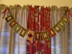 Give Thanks - we truly have so much to be thankful for