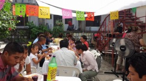 Fiesta time at our farewell at the Bible School. There is never not a good time for a good fiesta