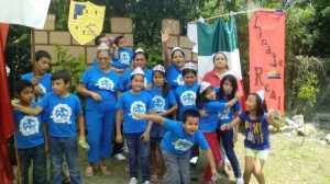 Happy children are receiving Bible teaching and love at Janny's home