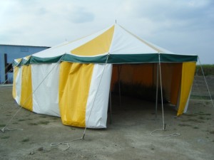 The need for the Bible Institute and Missionary Training Center is to sell this tent