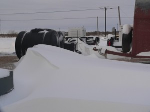 And the snow piled up...