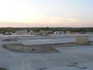 This is what it looked like when we began here in April
