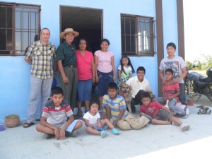 Fred and the "gang" at the Casa del Obrero ministry house