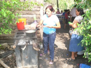 The kitchen at the feeding program. It may not quite pass inspection, but it sure does put out some tasty meals