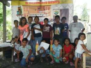 Summer Bible School in Buenos Aires. Kids are the same the world over, and a nice pose would kill them
