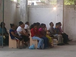 Pame Believers worshiping at Tanlacut
