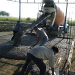 The long-awaited floor begins to take shape