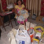 Aminidab receives sewing machines and equipment to continue with the sewing ministry in the Huasteca
