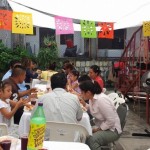 Fiesta time at our farewell at the Bible School. There is never not a good time for a good fiesta