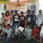 Summer Bible School in Buenos Aires. Kids are the same the world over, and a nice pose would kill them