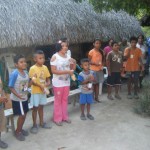 Summer Bible School class in San Antonio Huichimal. This is the little village where Armando and Alicia minister
