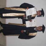 Armando and Alicia with certificates
