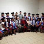 Group graduation shot