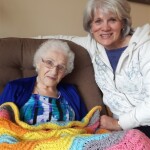 My mother and Theresa recently, but before the last hospitalization and stroke.
