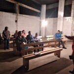 The missionary team ministering to Pame believers in Tanlacut.