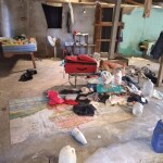 The destruction that the team found at the mission center in Agua Nueva