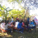 Much of the ministry continues to be outside wherever people can meet